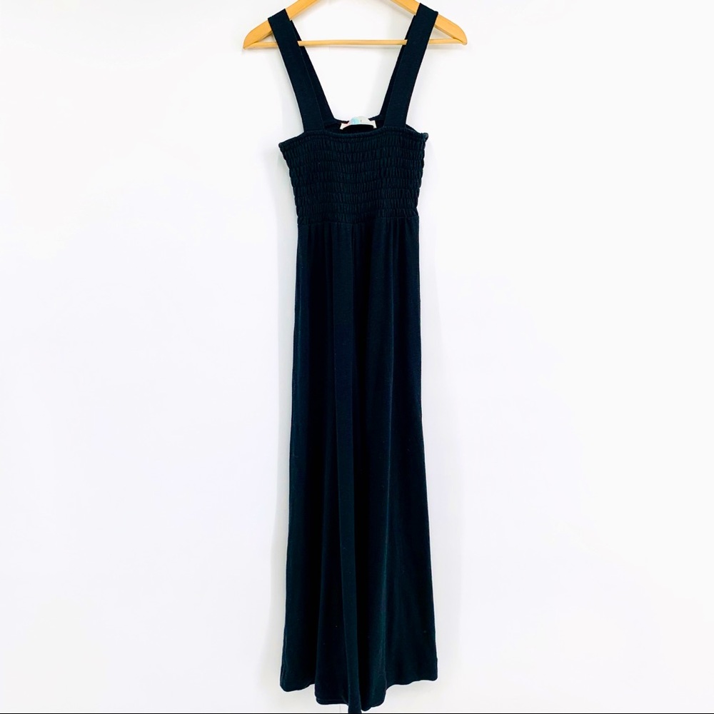 FREE PEOPLE BEACH XS Black belled leg jumpsuit C